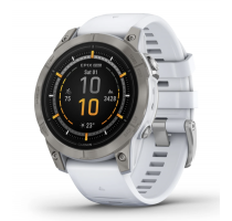 Garmin Epix Pro (Gen 2) Sapphire steinweiss/titanium titan QuickFit-Silikonarmband (010-02803-21)