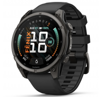 Garmin Fenix 9 47mm Schwarz/Carbongrau DLC Titan (010-04762-11) 64 GB