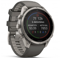Garmin Fenix 9 Pro Solar 47mm Kieselgrau/Titan (010-04338-06) 64 GB
